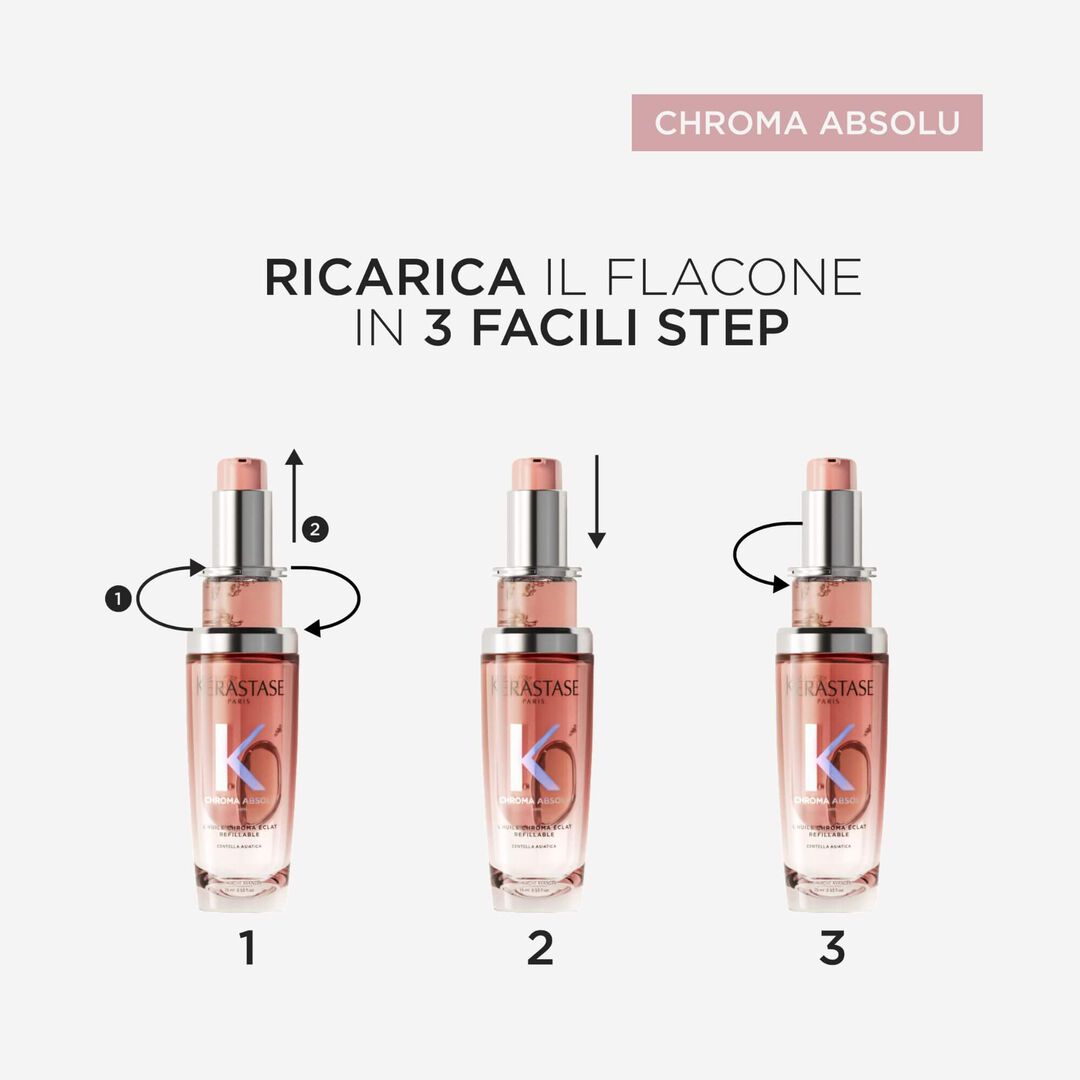 Kérastase Chroma Absolu Huile Chroma Éclat 75 ml Ricarica - Olio per capelli