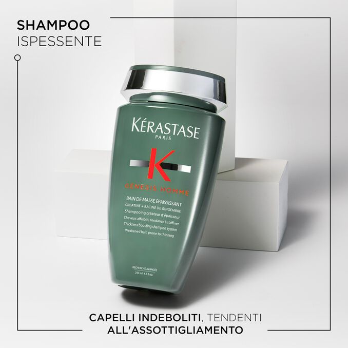 Kérastase Genesis Homme Bain Masse Epaissant 1000 ml - Shampoo