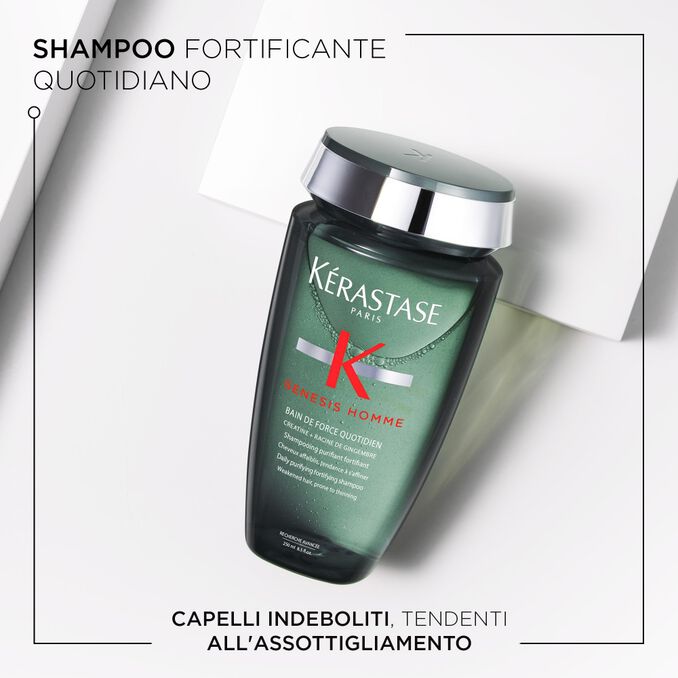 Kérastase Genesis Homme Bain De Force Quatidien 1000 ml - Shampoo